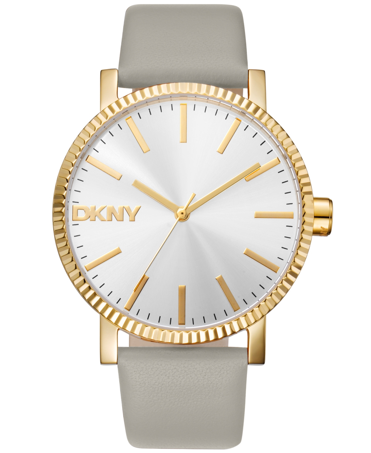 Women's Soho Maxi Brown Leather Strap Watch, 40mm - Gray