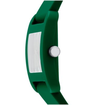 Women's City Sport Dark Green Silicone Strap Watch, 37mm