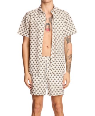 Men's Gilligan Printed Drawstring 6" Swim Trunks