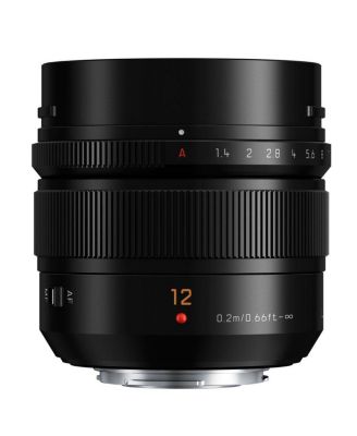 Panasonic LUMIX G Leica DG Summilux Lens, 12mm, F1.4 ASPH, Wide Angle, Professional Mirrorless Micro Four Thirds, H-X012 (USA Black) Bundle