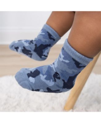 Baby Boys 12pk Cotton Socks, Blue/Grey