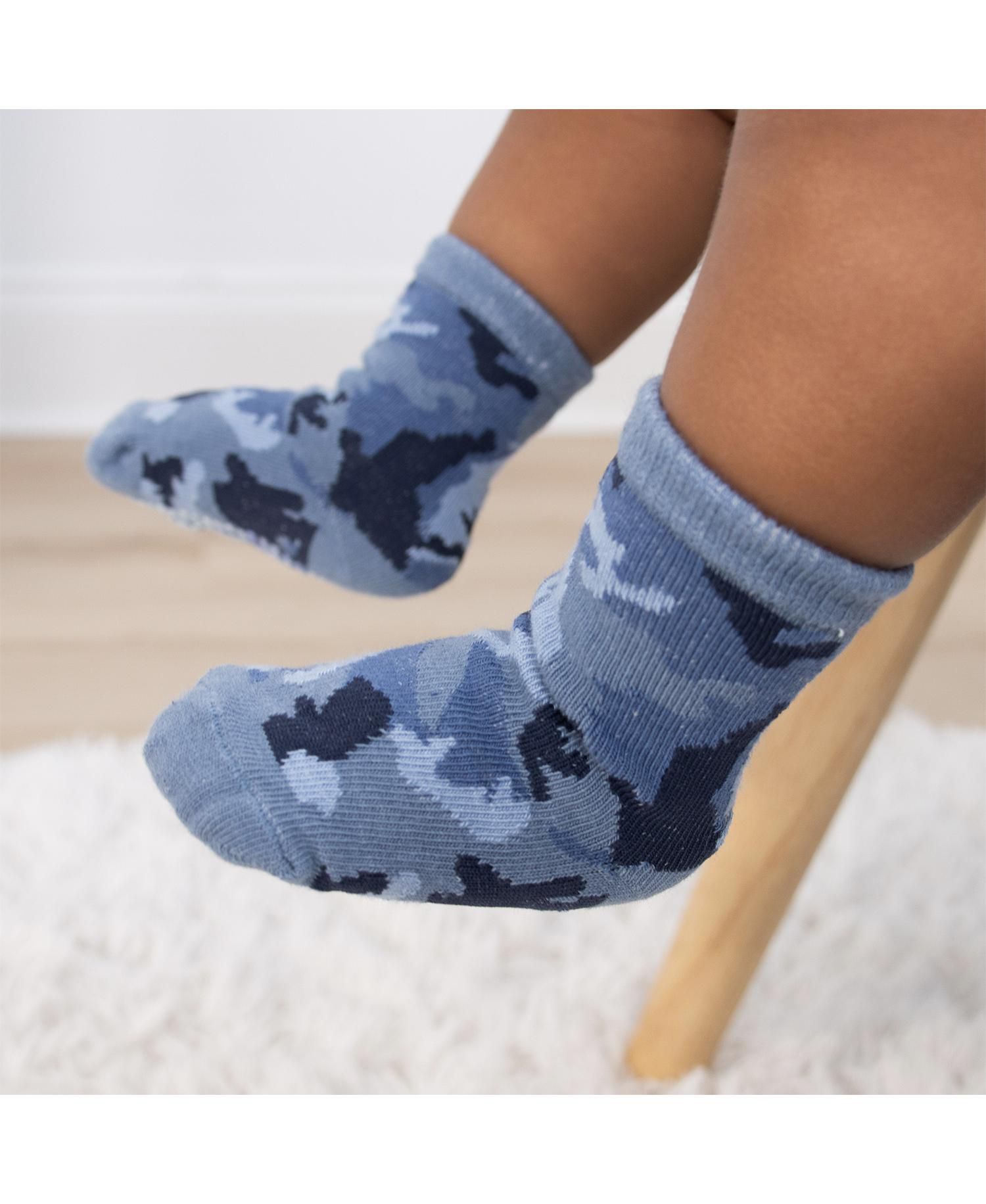 Baby Boys 12pk Cotton Socks, Blue/Grey