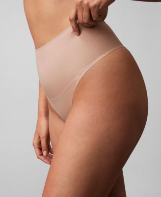 Women's Second Skin Light Smoothing Thong Underwear QF8155