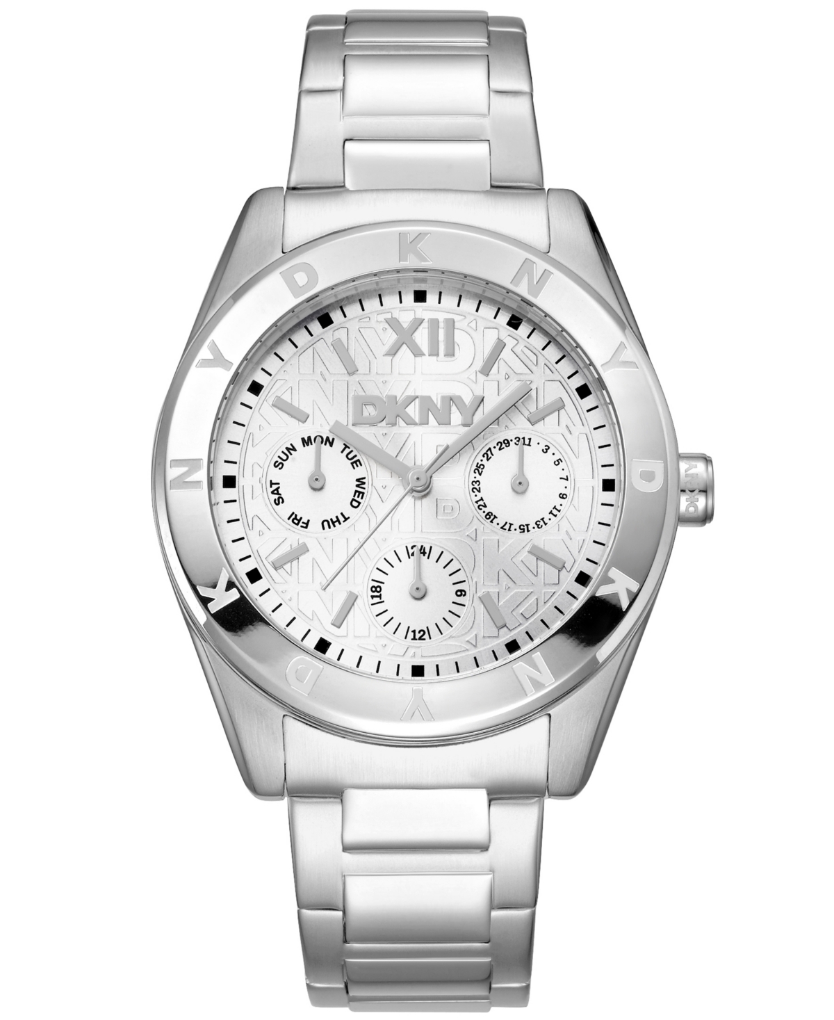 Women's Chambers Multi Sport Chronograph Stainless Steel Bracelet Watch, 36mm - Silver