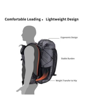 60L+5L Hiking Backpack – Waterproof, Lightweight Mountain Bag with Rain Cover & Shoe Compartment for Camping & Travel