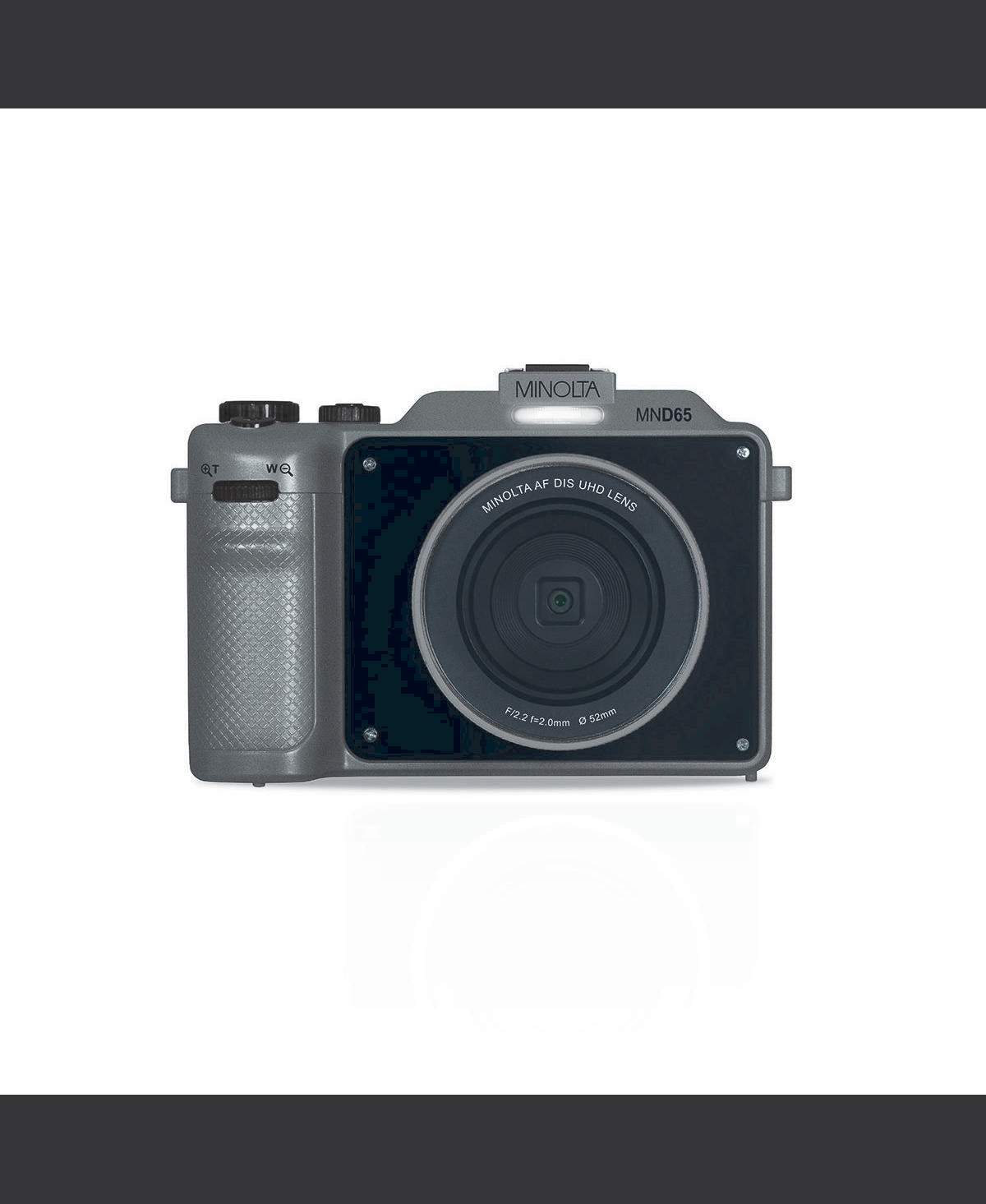 Minolta Minolta MND55 64 Mp Af 4K Ultra Hd Digital Camera with WiFi, Gray - Gray with black faceplate