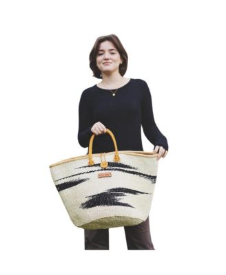Balance Peace Handmade Sisal Straw Basket Tote Bag