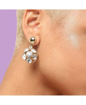 Women's Plated Party Designer Stone Drop Earrings