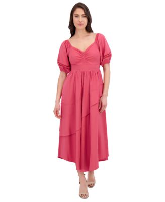 Siena - Women's Puff-Sleeve Maxi Dress
