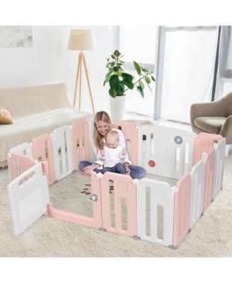 Baby 16 Panels Safety Playpen Safety Activity Play Center