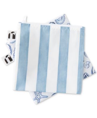 Bumkins Shells Large Snack Bags, 2 Pack