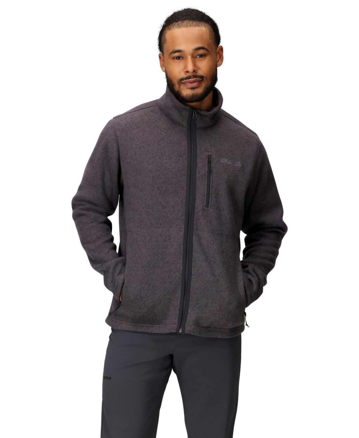 Marmot Men's Drop Line Jacket In Black Heather