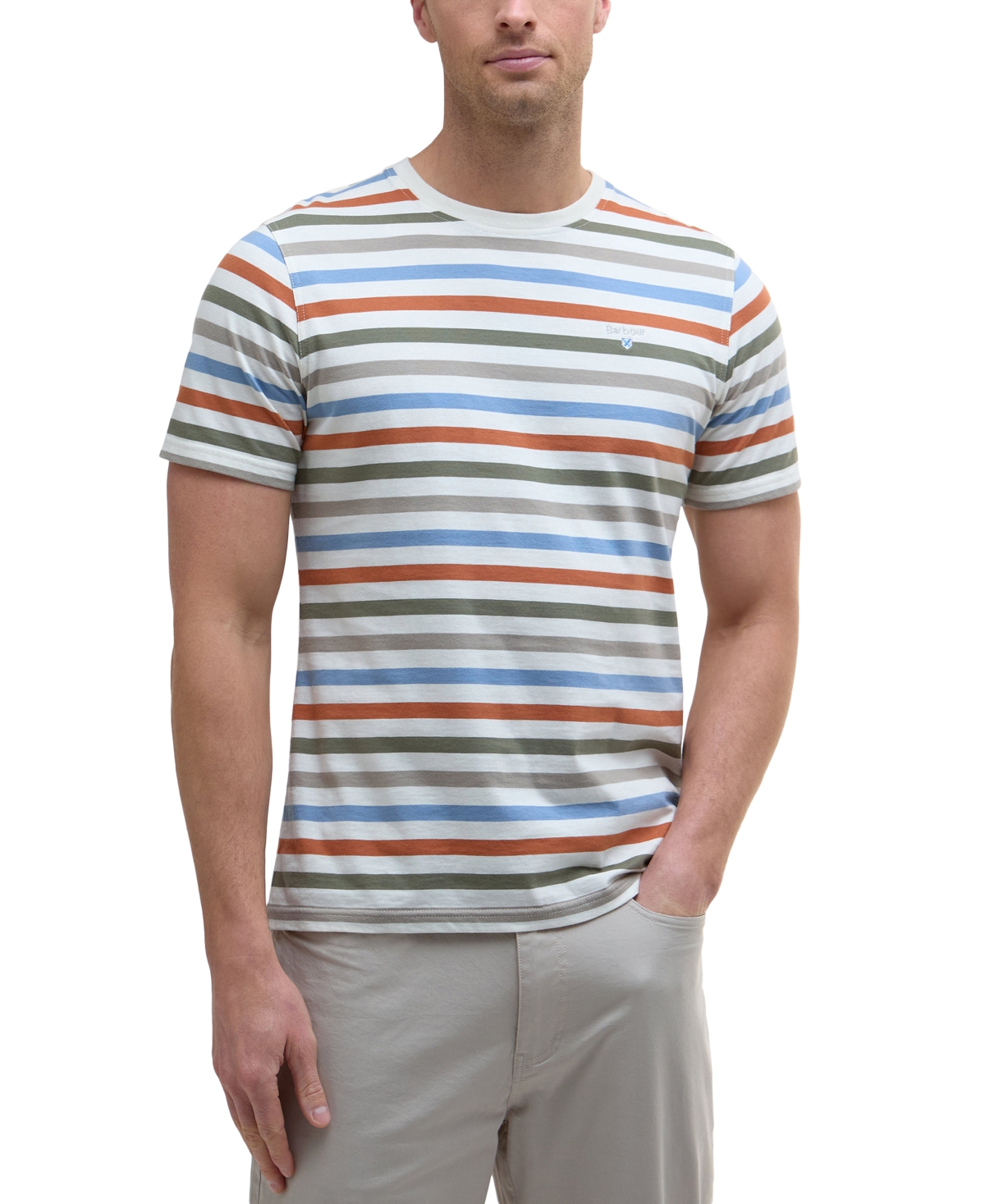 Men's Rokeby Stripe T-Shirt - Whisper White