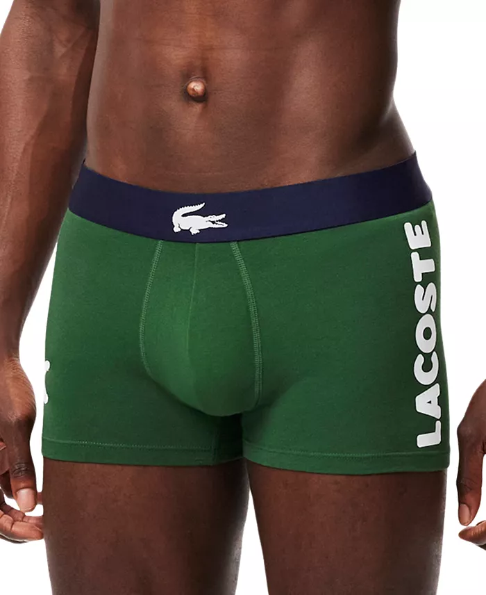 Men's Cotton Stretch Trunks, 3-Pack - thumbnail 3