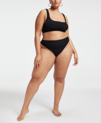 Shop Good American Always Fits Bralette Bikini Top Always Fits Bikini Bottom