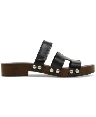 Women's Canal Wooden Platform Slide Sandals