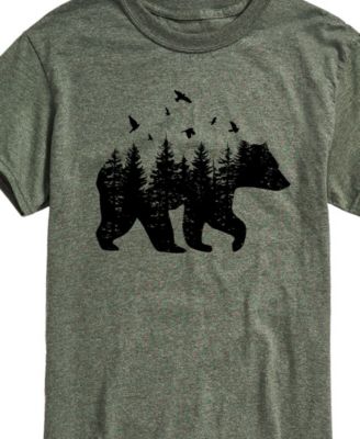 Men's Forest Bear Silhouette Short Sleeve T-Shirt