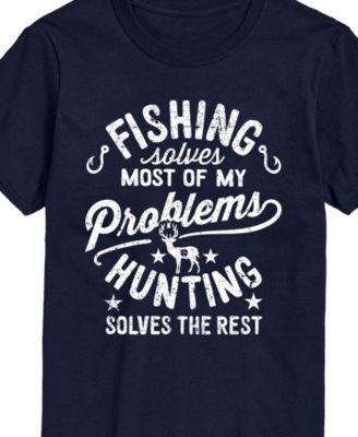 Men's Fishing Solves Problems Short Sleeve T-Shirt