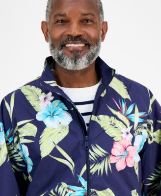 Men's Hibiscus Floral Lightweight Jacket, Exclusively at Macy's