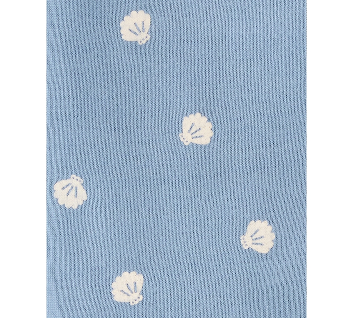 Shop Carter's Baby Girls Cotton Shell-print Sleeveless Romper