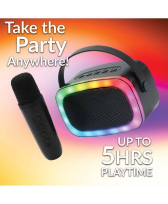 Mini Bluetooth Karaoke Portable Speaker with Wireless Mic