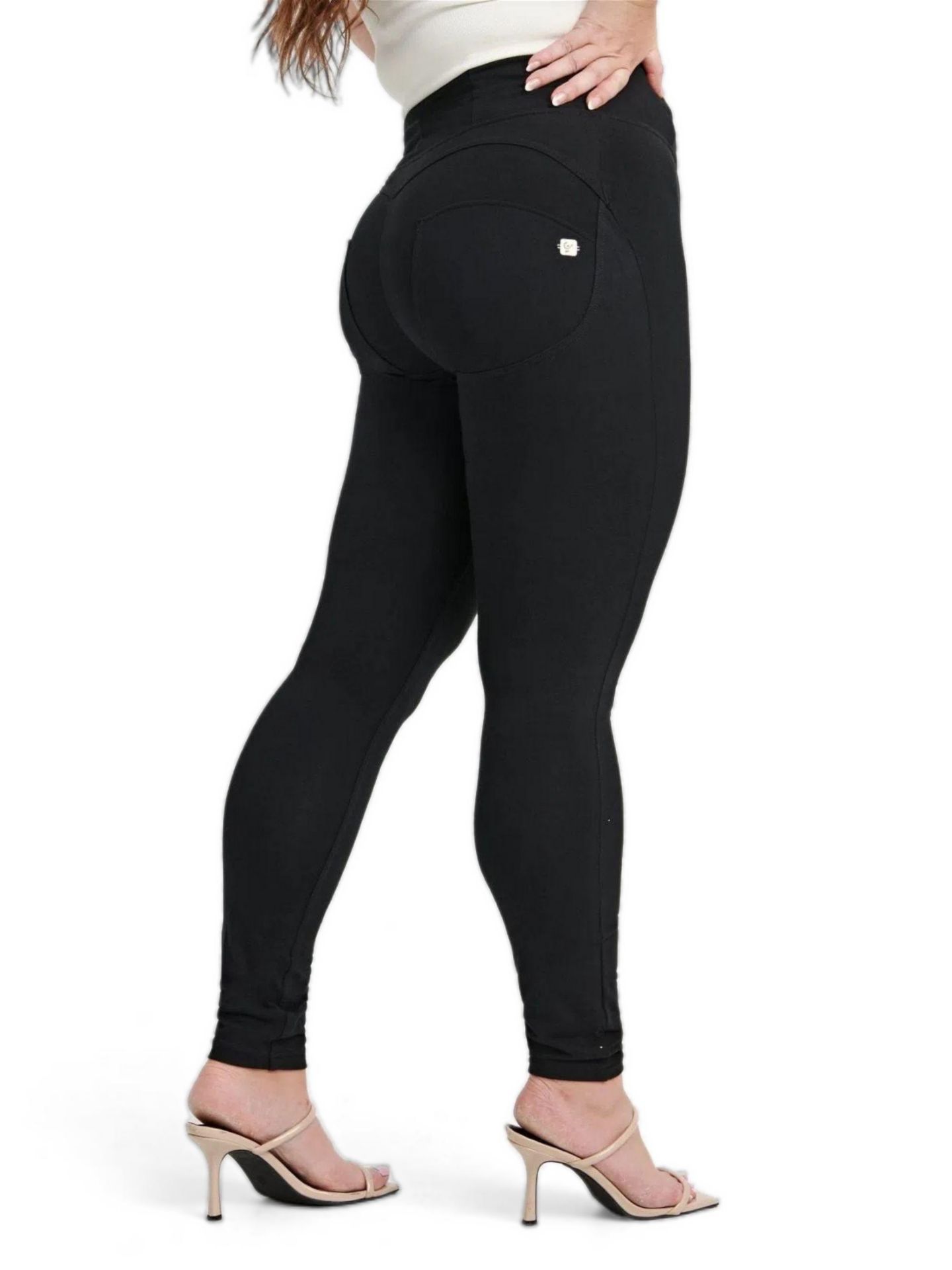 Женские брюки Freddy Curvy High-Rise Sculpting Skinny, цвет: Чёрный — фото 3
