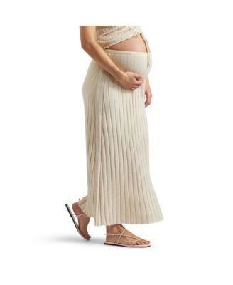 Maternity Ripe Charli Rib Knit Skirt