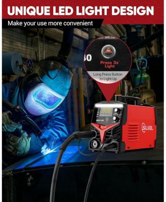 140A MIG Welder, 3 in 1 MIG/ARC/Lift TIG Welding Machine, 110V Flux Core Welder with IGBT Inverter, Home Welder Gasless Welder Machine