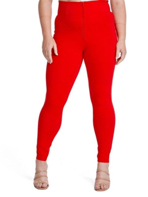 Женские брюки Freddy Curvy Fashion High-Rise Sculpting, цвет: Красный