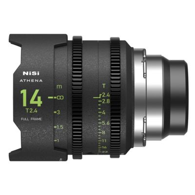 ATHENA PRIME Cine Master 8-Lens Kit with 14mm T2.4, 25mm, 35mm, 40mm, 50mm, 85mm T1.9, 18mm, 135mm T2.2 Lens, Includes Filter Holder, PL Mount