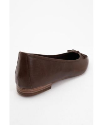 Ruby Leather Pointed Toe Flats