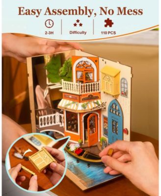 DIY 3D Book Nook Kit - Romantic Venice 110pcs