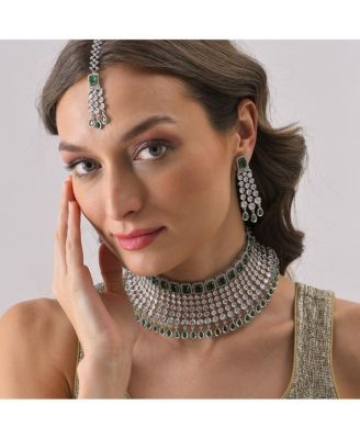 Women's Plated Designer Jewellery Set