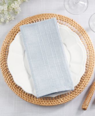 Classic Stitched Plaid Napkins, 20" x 20"