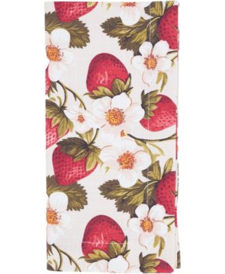 Breezy Juicy Strawberry Cotton Napkins, 20" x 20"