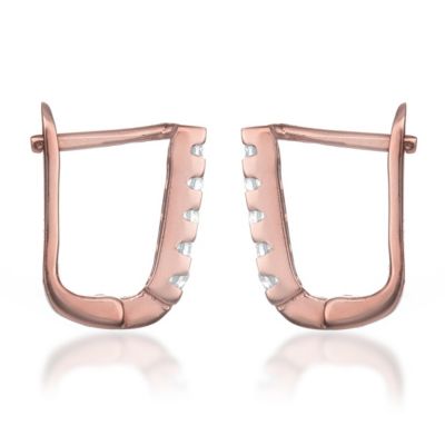 Clear Cubic Zirconia Extra Mini Hoop Earrings