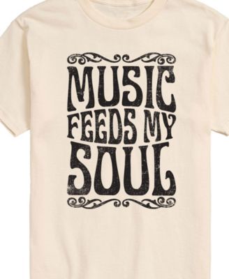 Men's Music Feeds My Soul Short Sleeve T-Shirt