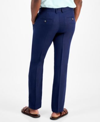 Men's Linen Solid Pants, Created for Macy's
