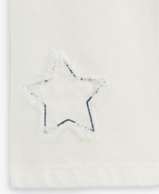  Little & Big Girls Patches Cotton Denim Skirtall, Exclusively at Macy's