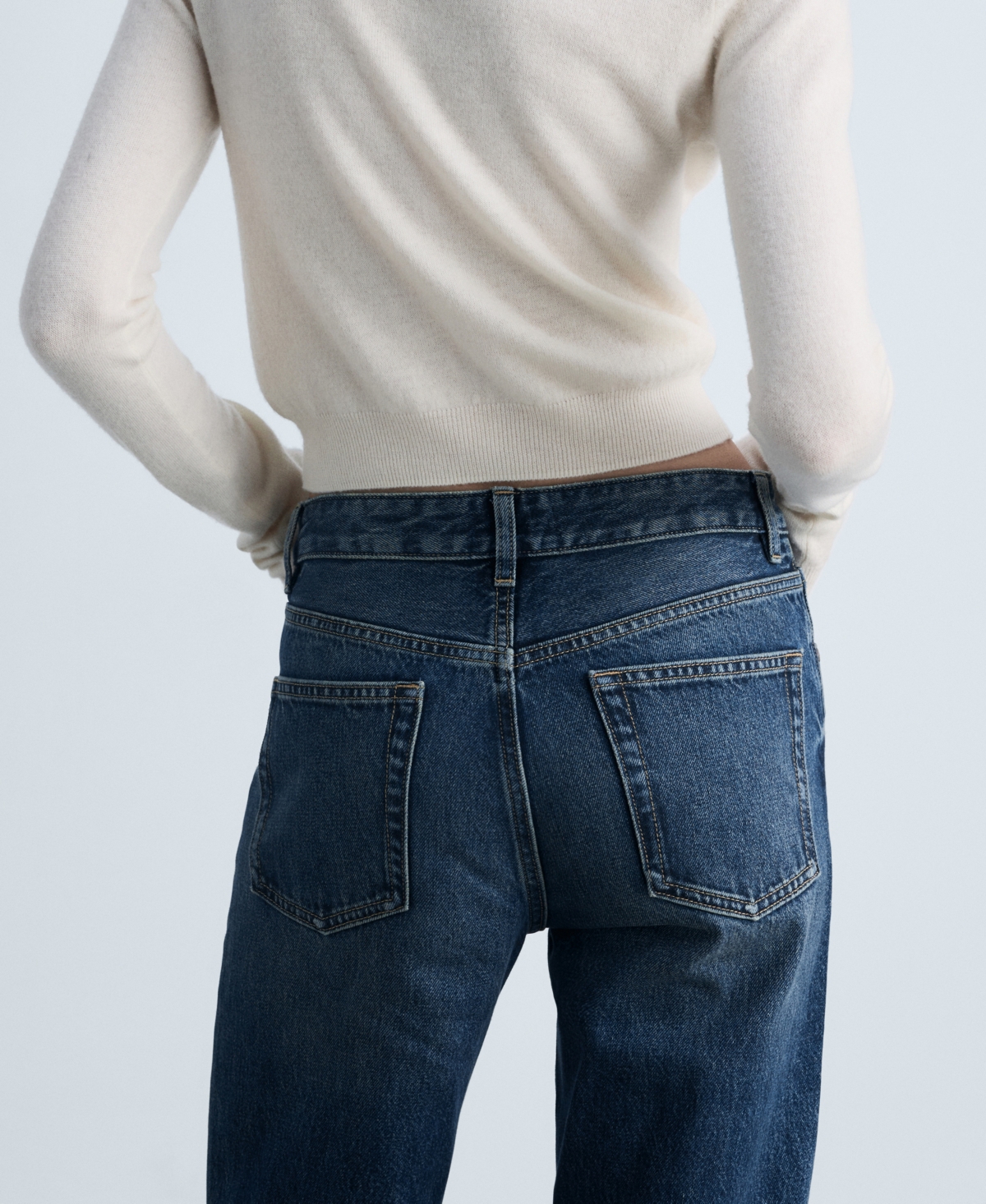 Mango Women's Miami Medium-rise Straight-fit Jeans In Blue