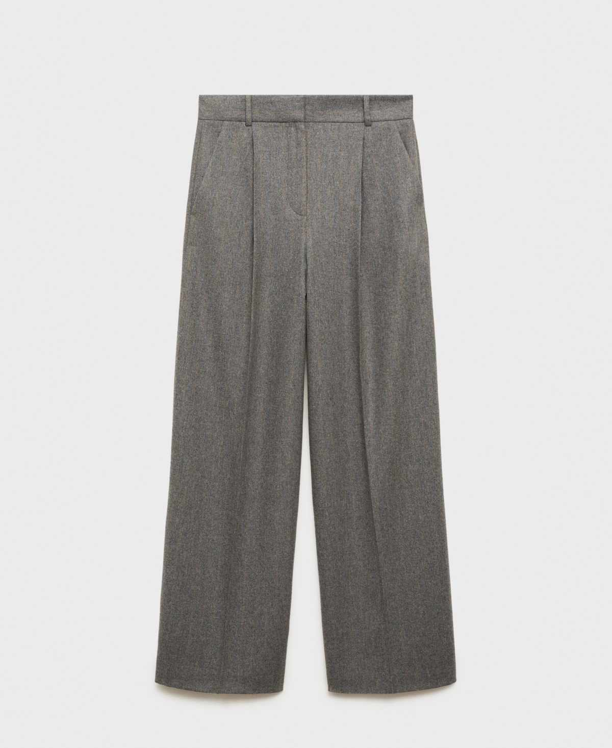 Women's Wool-Blend Suit Pants - Gray