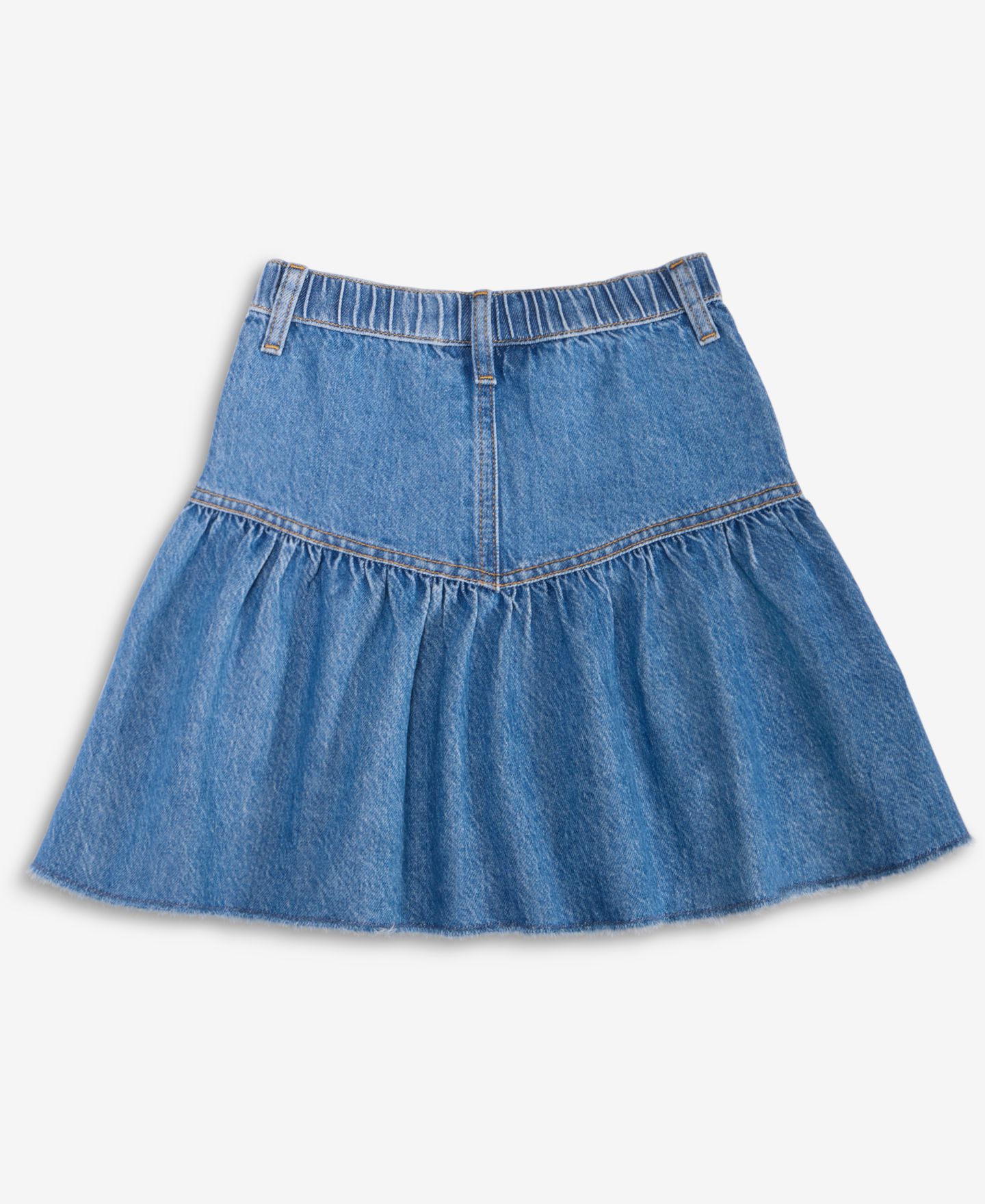 Юбка Epic Threads Indigo Cotton Denim Ruffle для девочек, цвет: Millie Was — фото 2