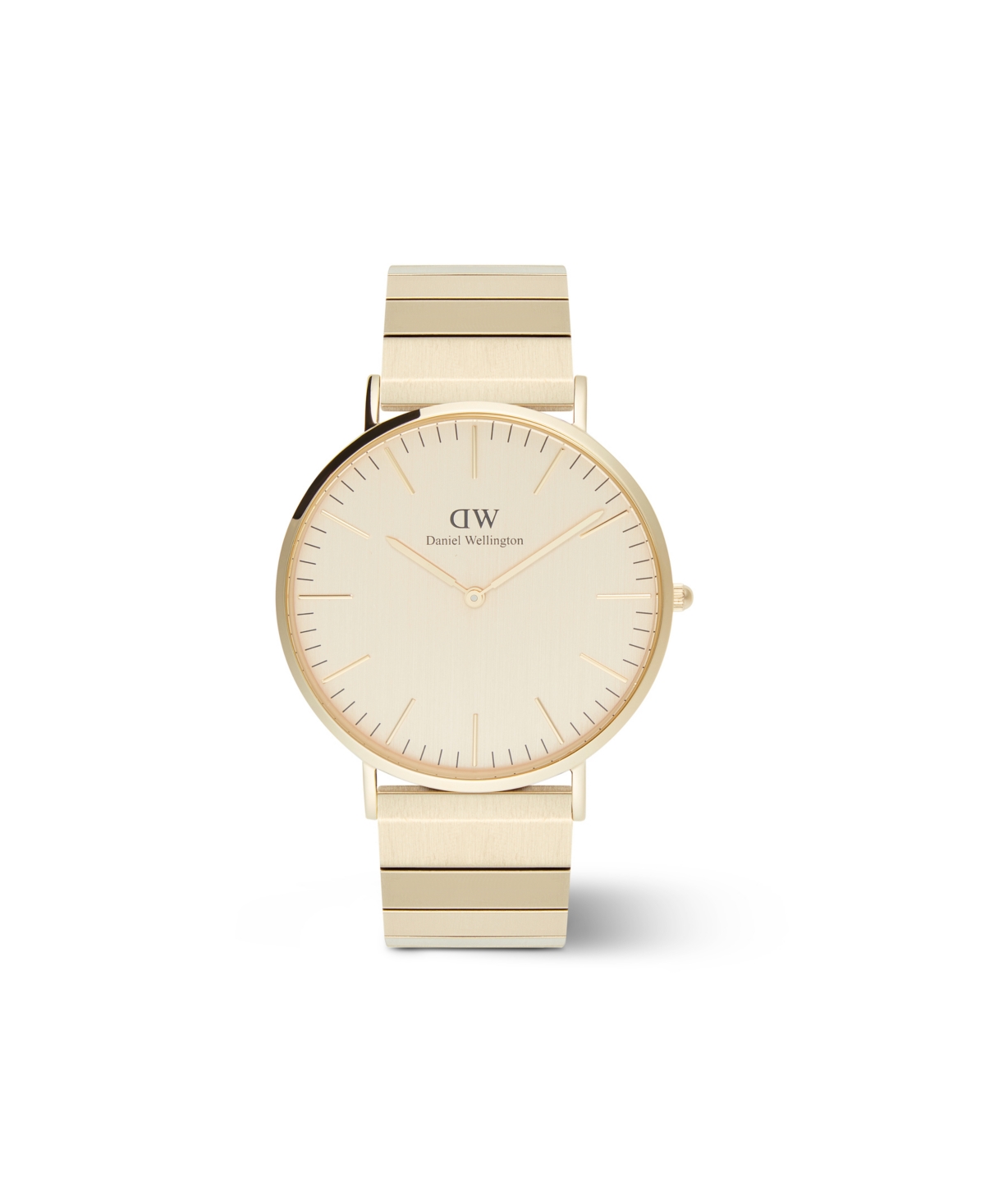 Daniel Wellington Unisex Analog Gold-tone Stainless Steel Watch, 40mm In Gold-tone