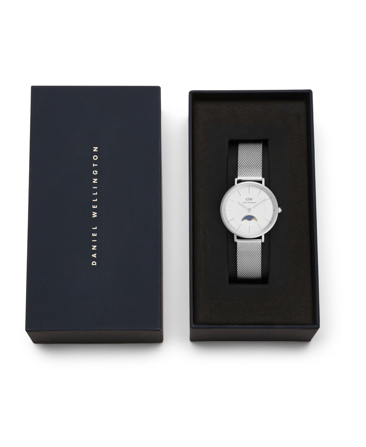 Часы Daniel Wellington Unisex Analog Silver-Tone Stainless Steel Watch, 32mm — фото 6