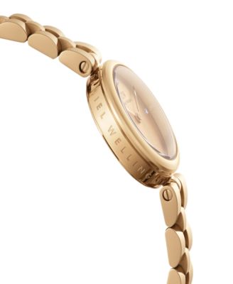 Unisex Analog Gold-Tone Stainless Steel Watch, 22mm