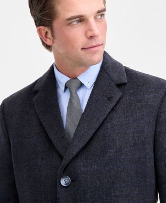 Men's Modern-Fit Wool-Blend Overcoat 