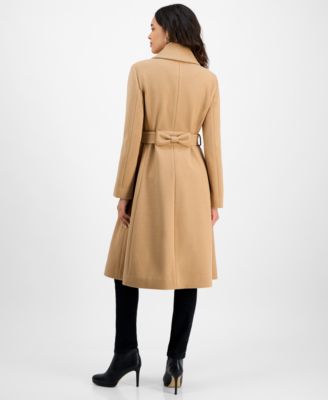Women's Single-Breasted Belted Coat