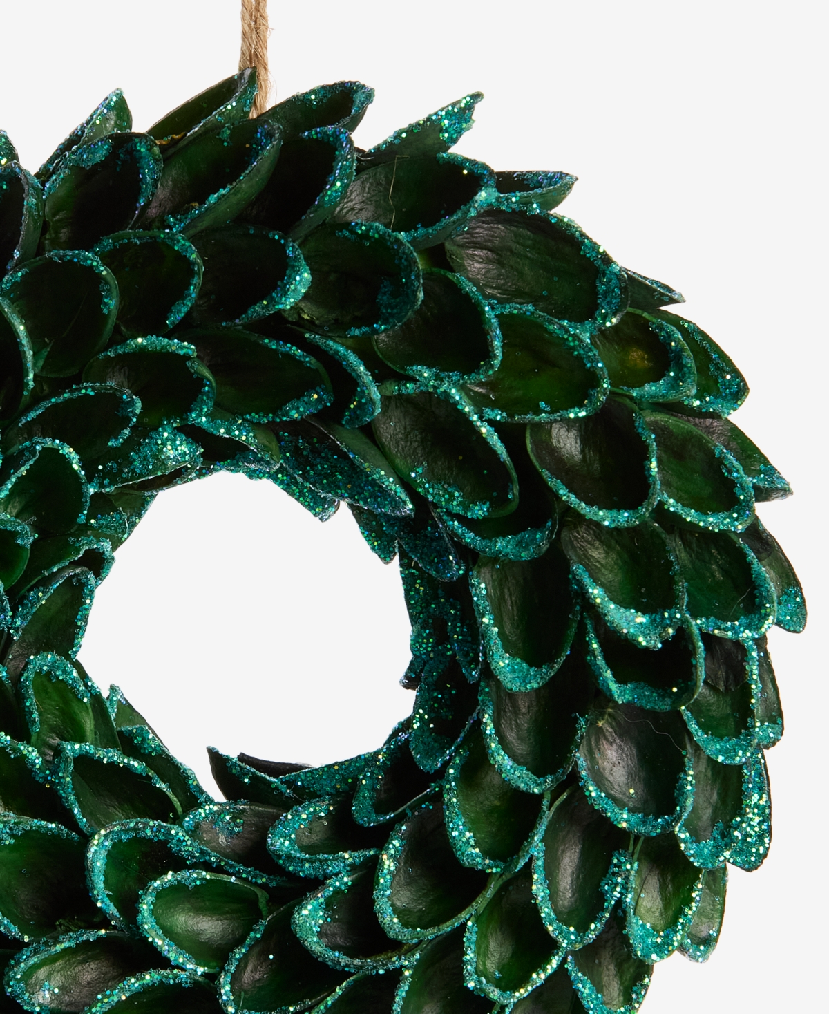 Holiday Lane Enchanted Emerald Green Wreath Ornament, Macy's Exclusive