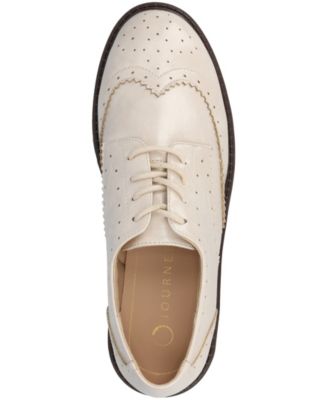 Women's Claudiya Lug Sole Lace Up Oxford Loafers