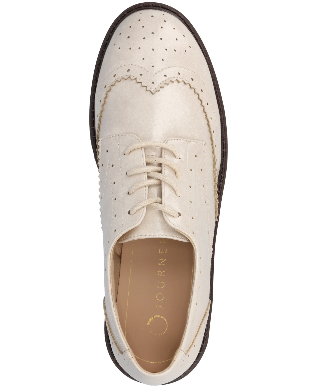 Journee Collection Women's Claudiya Almond Toe Flats In Neutral